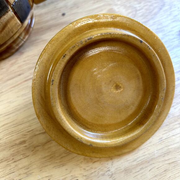Wood CUP MUG handmade with lid flaw has small crack see pictures - Picture 3 of 8